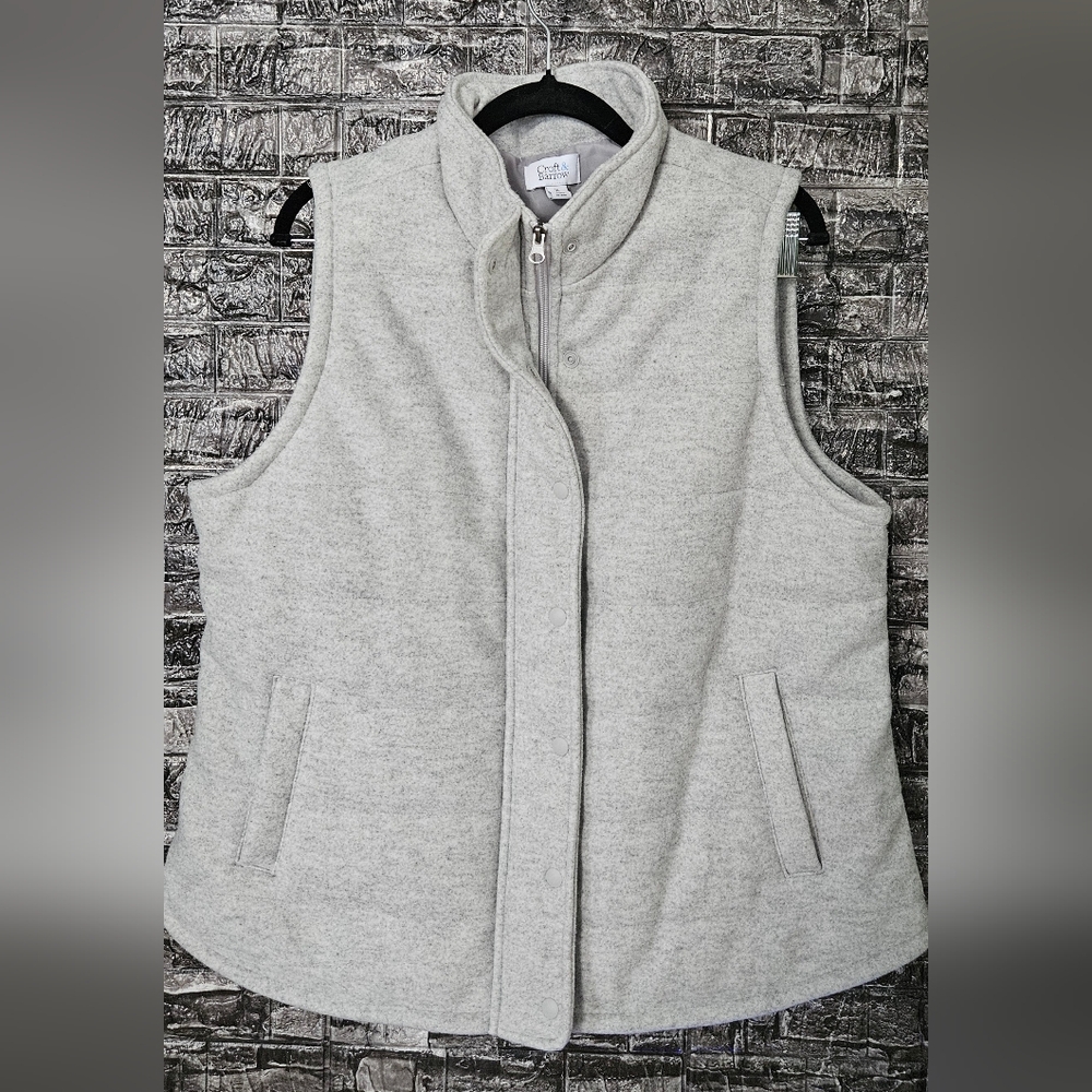 Croft & Barrow Light Gray Vest